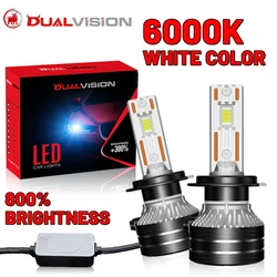 Dualvision H4 LED Headlight with CSP Canbus Technology - Versatile Car and Fog Lamp - H27/881