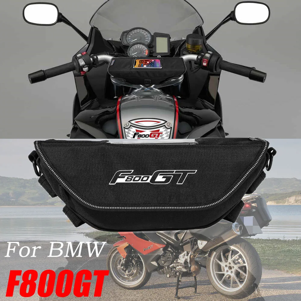 For BMW F800GT F800 GT F 800GT 800   Motorcycle accessory  Waterproof And Dustproof Handlebar Storage Bag  navigation bag motorcycle accessories 7 8 22mm handle bar grip cnc aluminum for bmw f800gt f800 gt 2013 2014 2015 2016