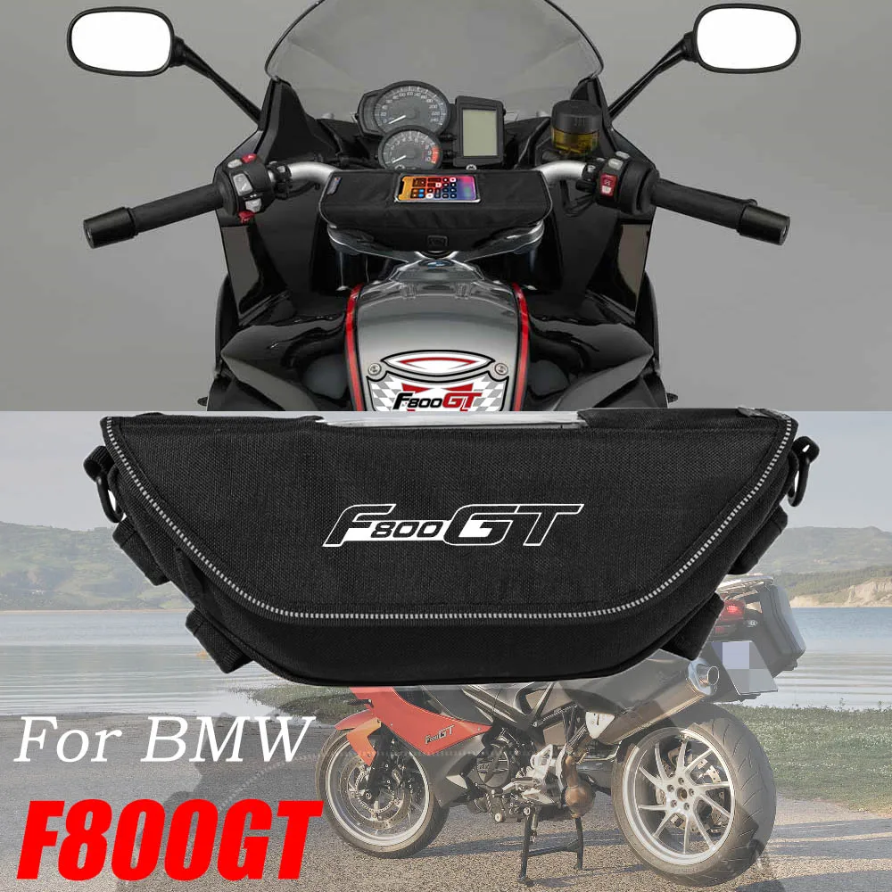 For BMW F800GT F800 GT F 800GT 800   Motorcycle accessory  Waterproof And Dustproof Handlebar Storage Bag  navigation bag moto 28mm handlebar raiser riser up backs moves bracket kit for bmw f800gs adventure adv f800gt 2008 2017 f800 gs gt accessories