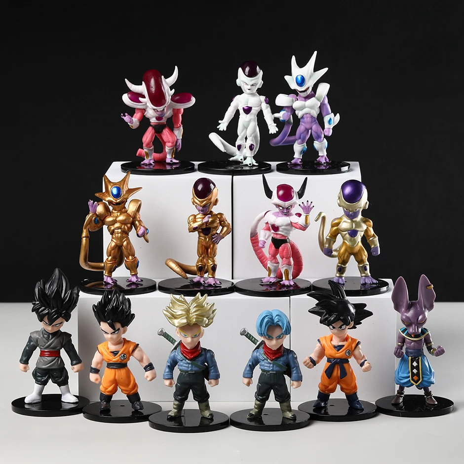 漫画の置物のおもちゃセット,ドラゴンボールgt,超サイヤ人,4ベジータ