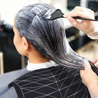 Waterproof Stylist Cutting Cape Silicone Hair Dyeing Shawl Neck Collar Wrap Cover Barber Hairdressing Hair Coloring Accessories 2