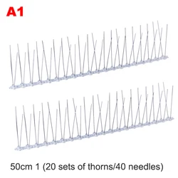 Plastic and Stainless Steel Bird Deterrent Spikes Strip (A1)