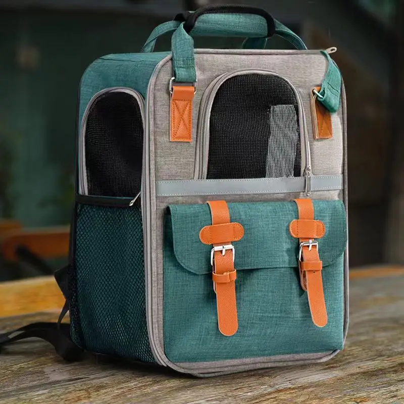

Portable Cat Dog Backpack Travel Carrier Bag Carrier For Cats Pet Dog Front Bag Mesh Backpack Outdoor Dog Carrier Bag Travel Set