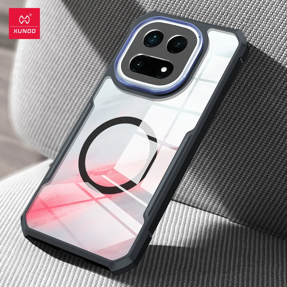Xundd Airbag Shockproof Bumper Case with Lens Protection and Anti-Fingerprint Transparent Back