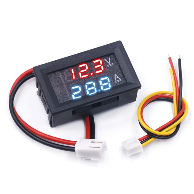 TZT DC 0-100V 10A Digital Voltmeter Ammeter Dual Display Voltage Detector Current Meter Panel Amp Volt Gauge 0.28