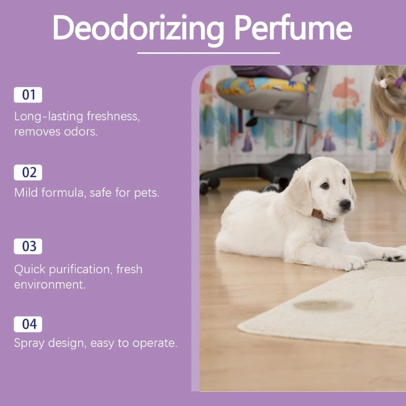 Pet Odor Neutralizing Sprayers 50ml Odors Eliminating For Everyday Use Make Home Freshed And Pet Area Odor Reduction Y5GB