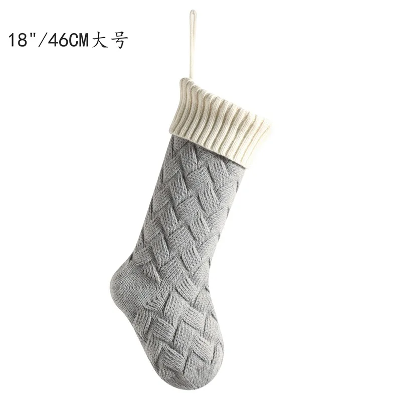 thumbnail image 1 of Calcetines navideños personalizados, medias navideñas tejidas con nombre personalizado, regalo de medias navideñas bordadas para el hogar de Navidad 2022, 1 of 5
