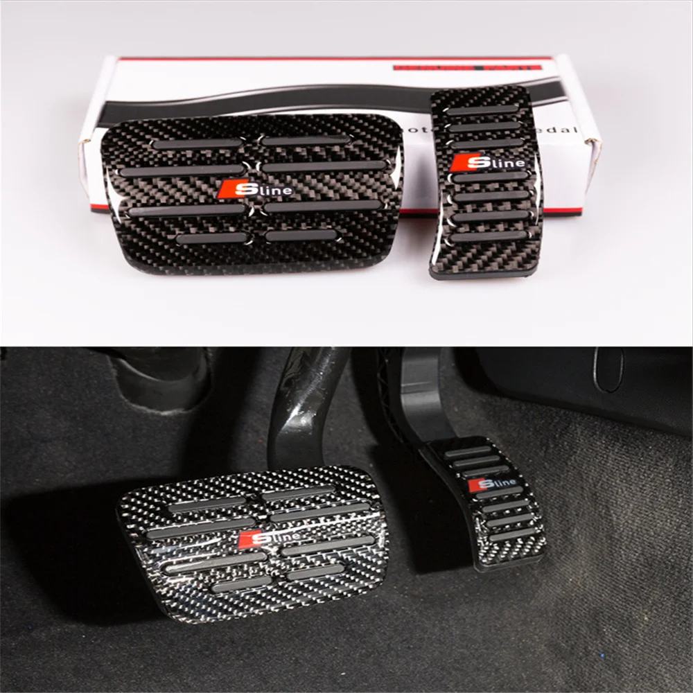 Suitable for Audi Q5L accelerator brake pedal A4 modified A6L car accessories A5 A7 Q7 anti-skid interior Q3 A3 pedal
