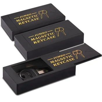 Portachiavi Magnetico Sottoauto - Nascondiglio per Chiavi di Ricambio in Plastica Resistente con Magnete Potente per Auto/Casa/Ufficio - Mai Più Bloccato