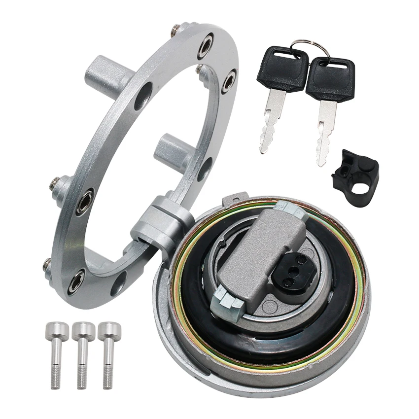 Kraftstofftankdeckel-Abdeckungsschloss-Set für Honda CB750 F2 CB Seven Fifty CB1000 CB900 CB919 (Hornet) CB1300 CB1300S CB1300F – Detail 9