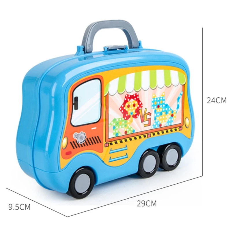 -어린이 전기 드릴 장난감 DIY 교육 퍼즐 장난감 어린이 드릴 너트 스크루 드라이버 조립 도구 모델