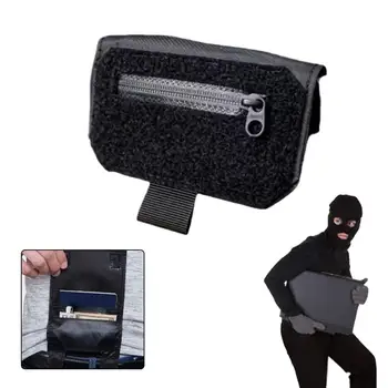 Portafoglio sottile da cintura, ultra sottile, nascosto, con cintura di sicurezza, porta passaporto e carte, antifurto, marsupio da viaggio.