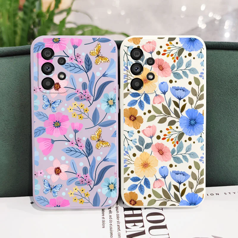 Miss Pattern Case For Samsung A54 A34 A14 A15 A25 A35 A55 A24 A73 A53 A33 A23 A13 A03 A03S A72 A52 A52S A32 A12 A04S A04 5G