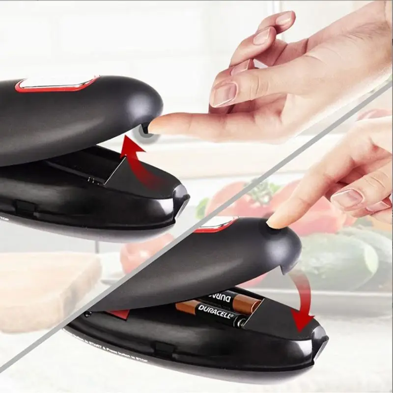 Electric Can Opener Smooth Edge One Touch Switch Portable Cordless Battery  Powered Can Opener Kitchen Safety Arthritis Seniors - AliExpress