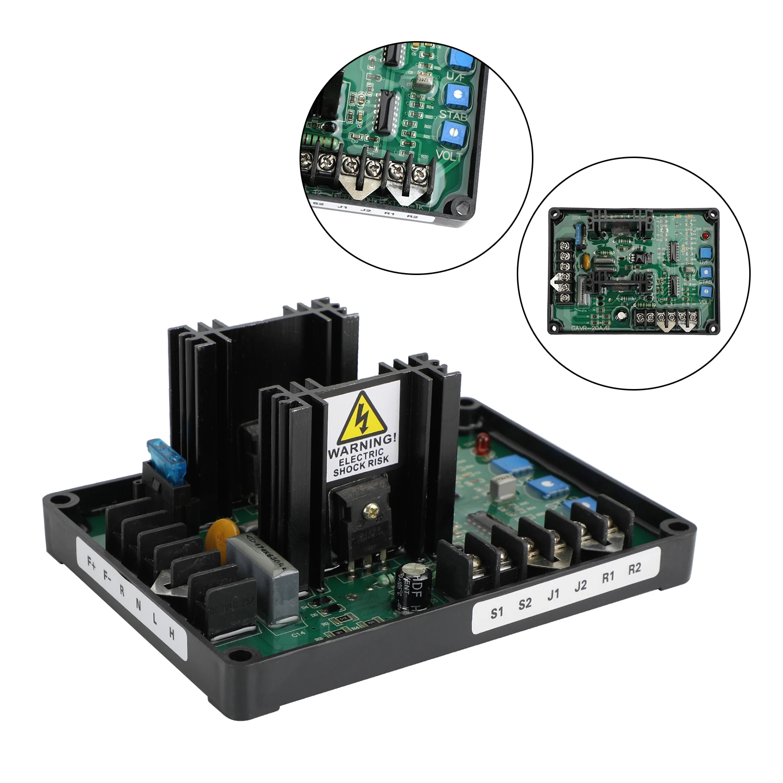 

Artudatech GAVR-20A AVR Universal/Brushless Generator Automatic Voltage Regulator Module