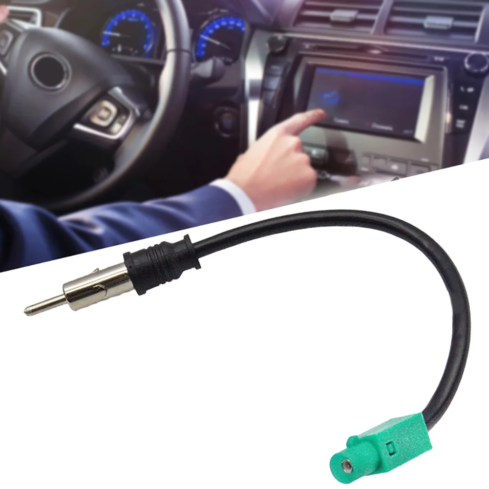 

1×15cm Cable Universal Auto Stereo Radio Antenna Cables For Fakra-Z Male To DIN Plug DAB- Radio Tuner Pluggable Installation
