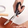Zig Zag Sewing Cut Dressmaking Tailor Shear Scissor Leather Handicraft Fabric Upholstery Tool Textile DENIM DIY 2