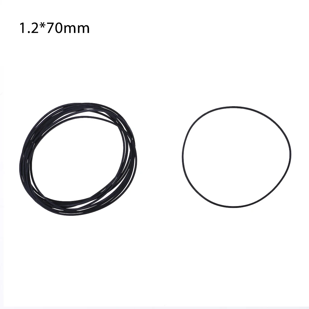 10 Stück Laufwerk Flachriemen Gummi DVD Kassetten rekorder Plattenspieler Riemen Riemen Kassette Ersatz quadrat 1,2mm Drops hip – Detail 16