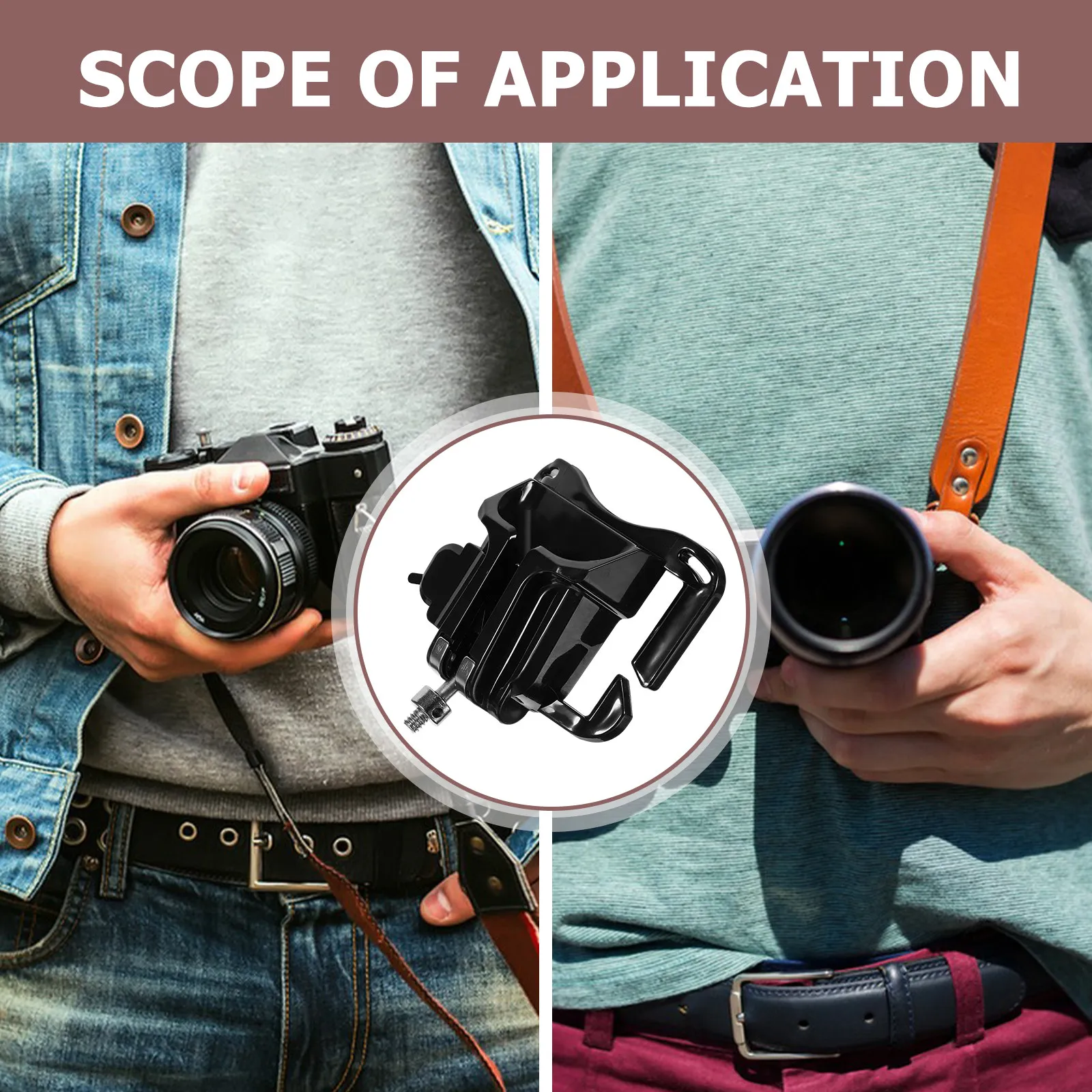 Dslr 카메라 허리 벨트 클립 시스템 올림푸스 Dslr 카메라용 조절 가능한 고강도 플라스틱 금속 마운트