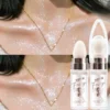 High Gloss Glitter Body Bronzer Highlight Powder, Highlighter Powder Spray, Face Contour Illuminator Makeup 2