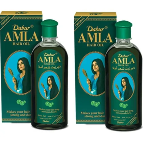 Масло для ухода за волосами Dabur Amla слива Gooseberry 200 мл 2 шт. |