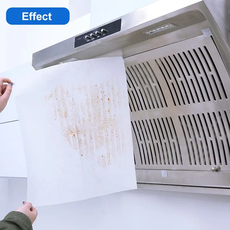 46cmx5M Kitchen Oil Filter Paper Non-woven Absorbing Anti Oil Cotton Filters Cooker Hood Extractor Fan Protection Filter