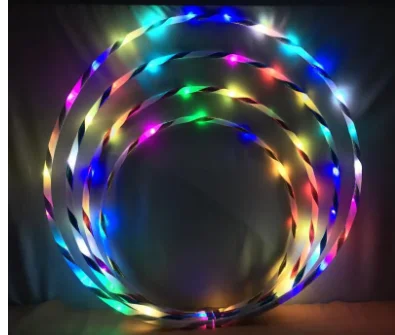 Led Hoops Sports Hoop With LED Light Fitness Hoop Women Home Gym Fitness Equipment