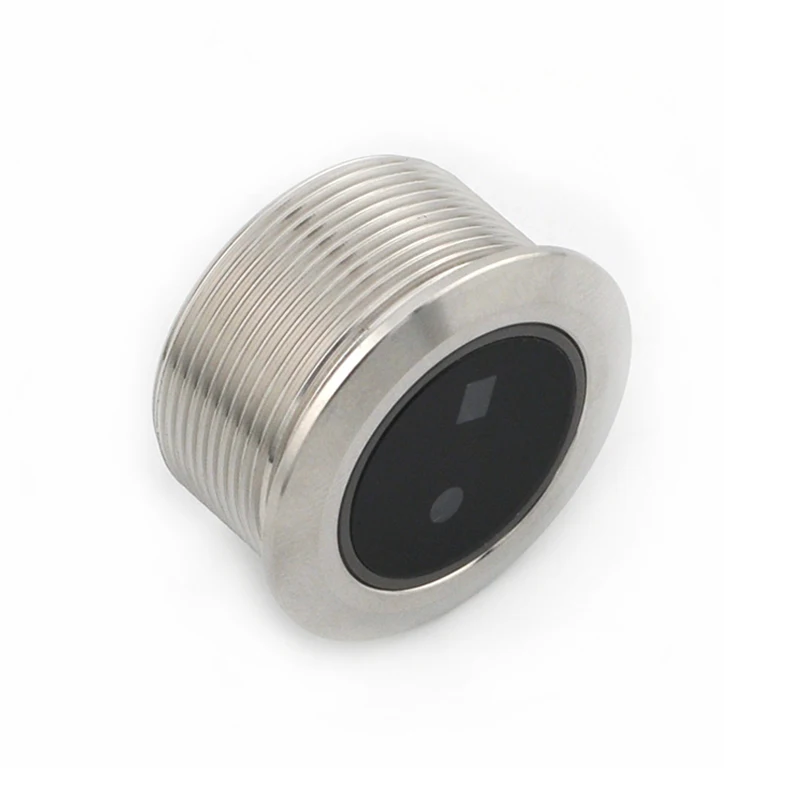 FP001-M25 DC3.3V 500 얼굴 인식 용량 UART USB 얼굴 인식 모듈 아두이노용 원형 표시등이 있는 단일 렌즈 스캐너