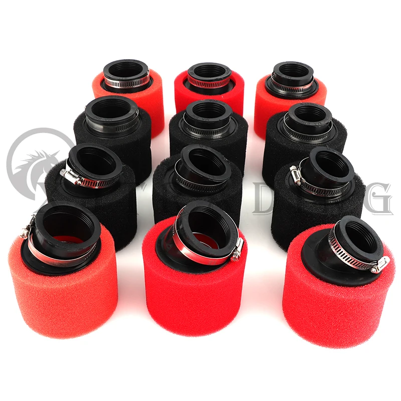 Motorcycle Scooter Dirt Pit Bike Moped Parts 35mm 38mm 42mm 45mm 48mm 50mm 60mm Bend Elbow Neck Foam Air Filter Sponge Cleaner air filter cleaner