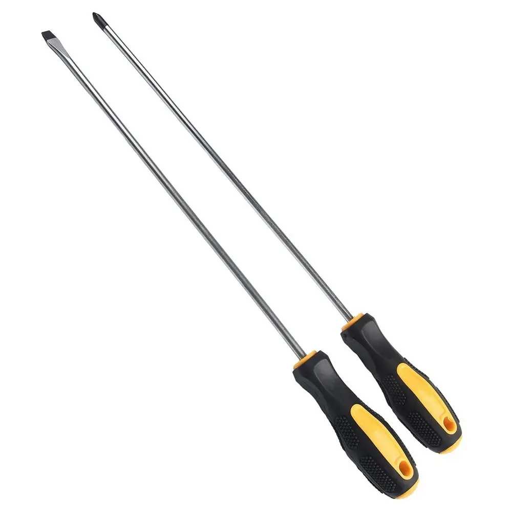 6x300mm Schrauben dreher lange geschlitzte Kreuzkopf schrauben dreher Bits Gummi griff Mehrzweck magnetlc manuelle Schrauben dreher Werkzeuge – Detail 6