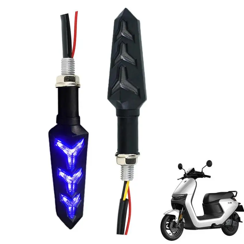 

Motorcycle Turn Signal Turn Signal Lights Motorcycle Indicators Front Rear Lights Universal Brake Lights Flowing LED Lights