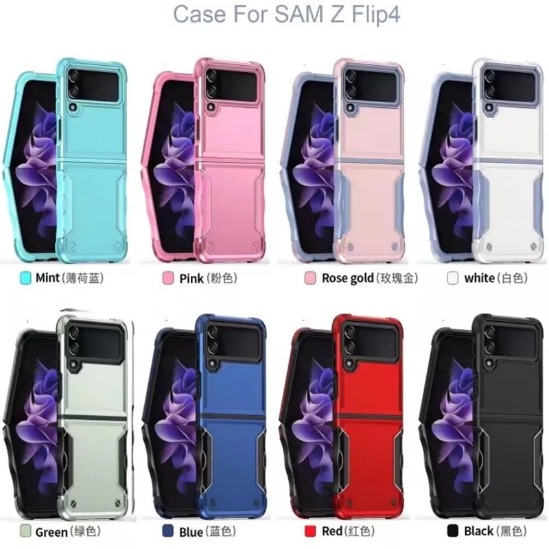 Compatible with Samsung Galaxy Z Flip 4 Case, Clear Case Cute Gradient Slim  Phone Case Cover Reinforced TPU Bumper Hard PC Back Shockproof Protective  Case for Samsung Galaxy Z Flip 4 5G