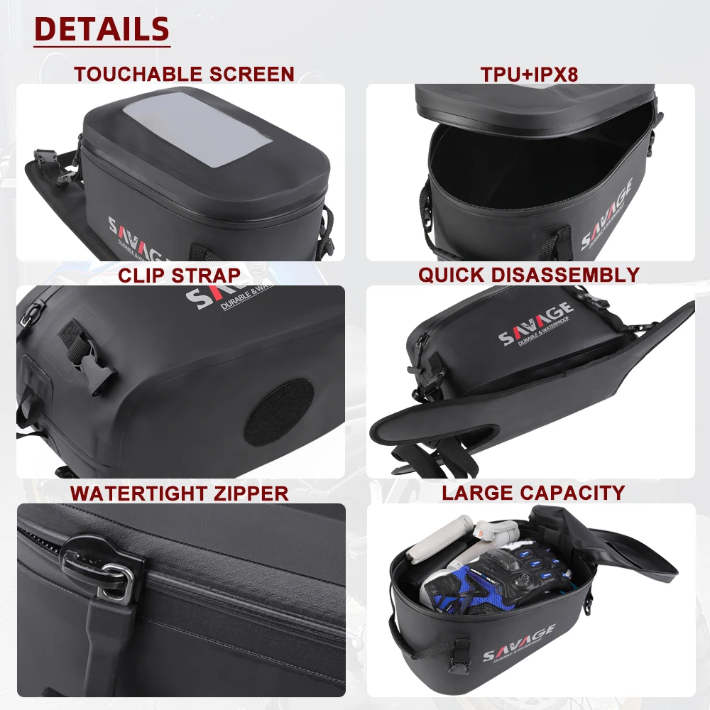 Newest For HONDA CB 500X CB500X 500 X Saddle Fuel Tank Motorcycle Bags Accessories Waterproof Luggage Navigation Tanklock Racing