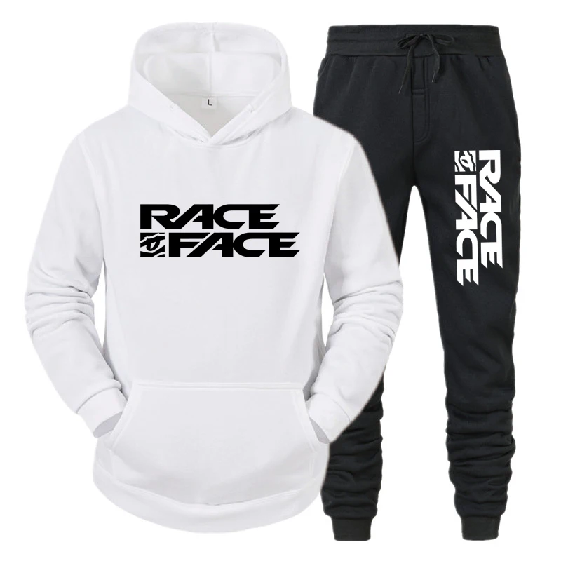 

Комплект с худи Мужской пуловер с капюшоном, спортивные брюки, комплект из 2 предметов, Новинка весна-осень 2024, модная повседневная спортивная одежда, спортивный костюм для бега