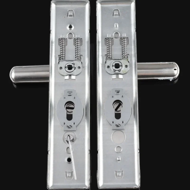 Locks Universal Entrance Security Door Lock Stainless Steel Multifunction Anti-theft Door Handle Mechanical Lock Hardware Panel
