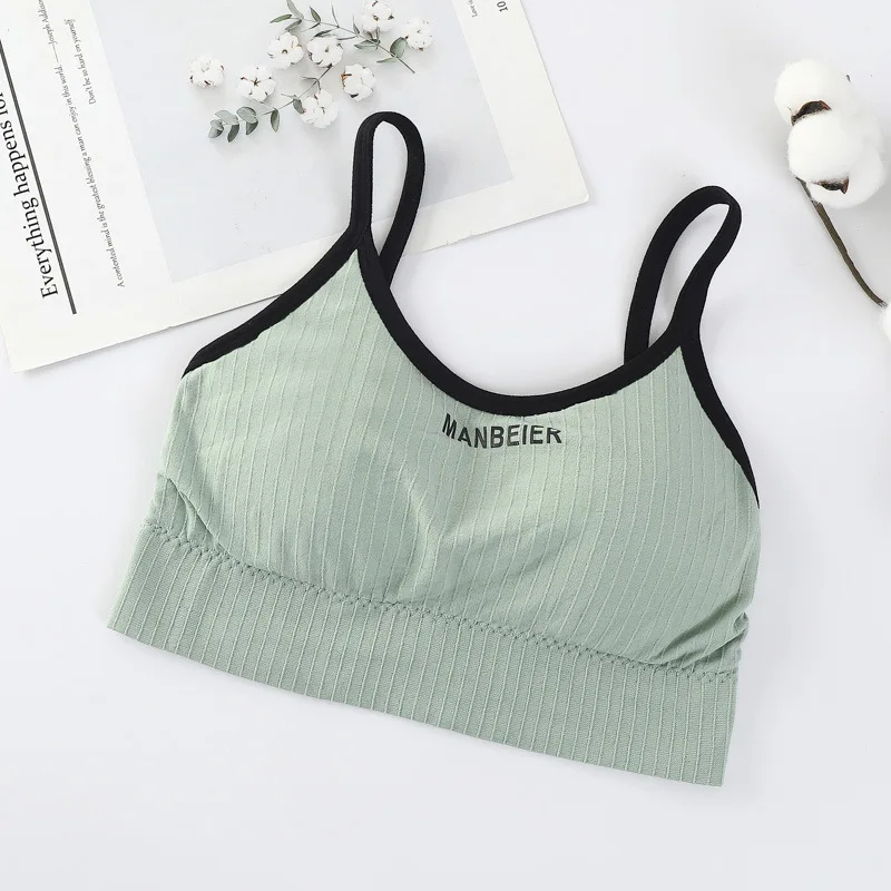 Women Lingerie Bra Sports Crop Top Tube Tops Cotton Underwear For Women