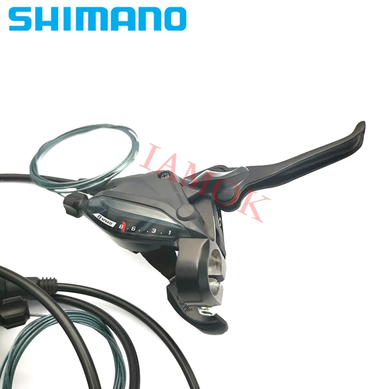 シフター/油圧ディスクブレーキレバー ST-EF505 3x8s 22.2mm SHIMANO「ST-EF65」シフターレバー 3速⁄9速 シマノST-EF505マウンテン