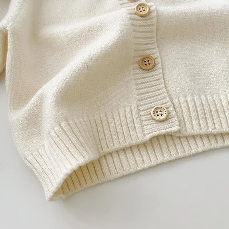 Kinder Cartoon Bär Pullover Dünne Strickjacke Mantel Langarm Outwear Ins Koreanischen Stil Baby Kleidung für Herbst Winter – Detail 26