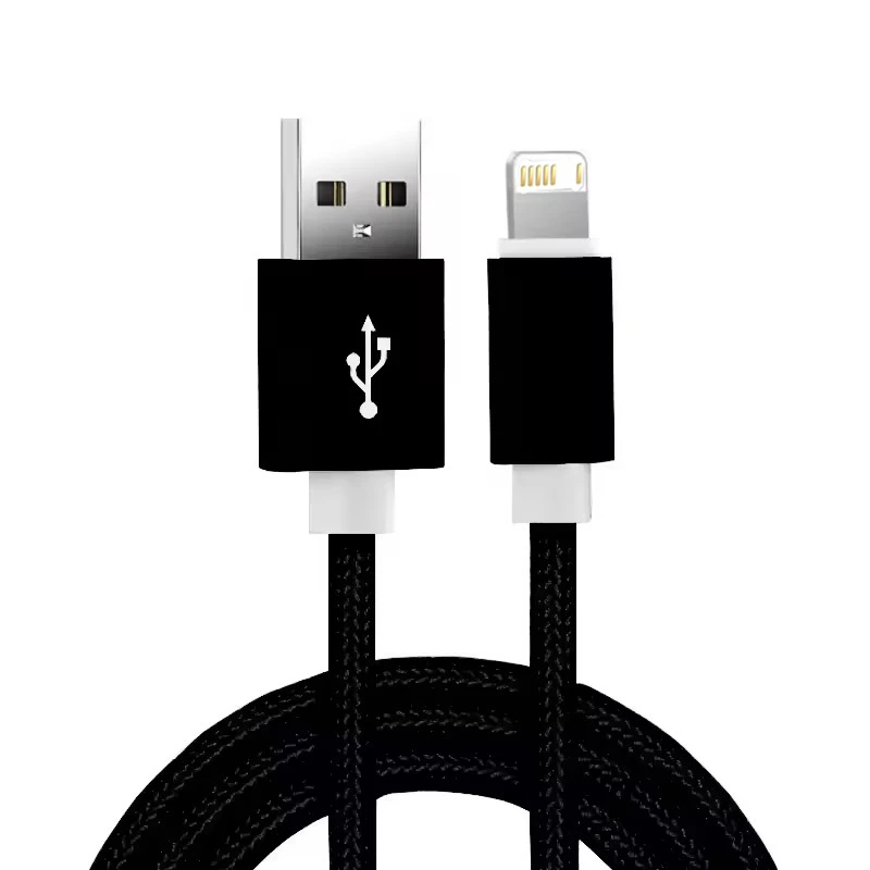 USB Charge Cable For iPhone 11 12 mini 13 14 Pro Max X XR XS Max 6 6S 7 8 Plus SE Fast Charging Cables Nylon Braided Data Line