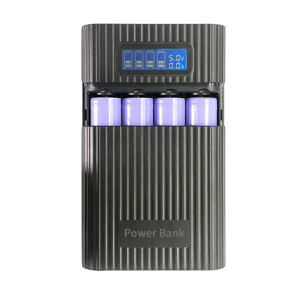 4x18650 DIY Power Bank Case Portable 18650 Battery Charger Storage Box ...