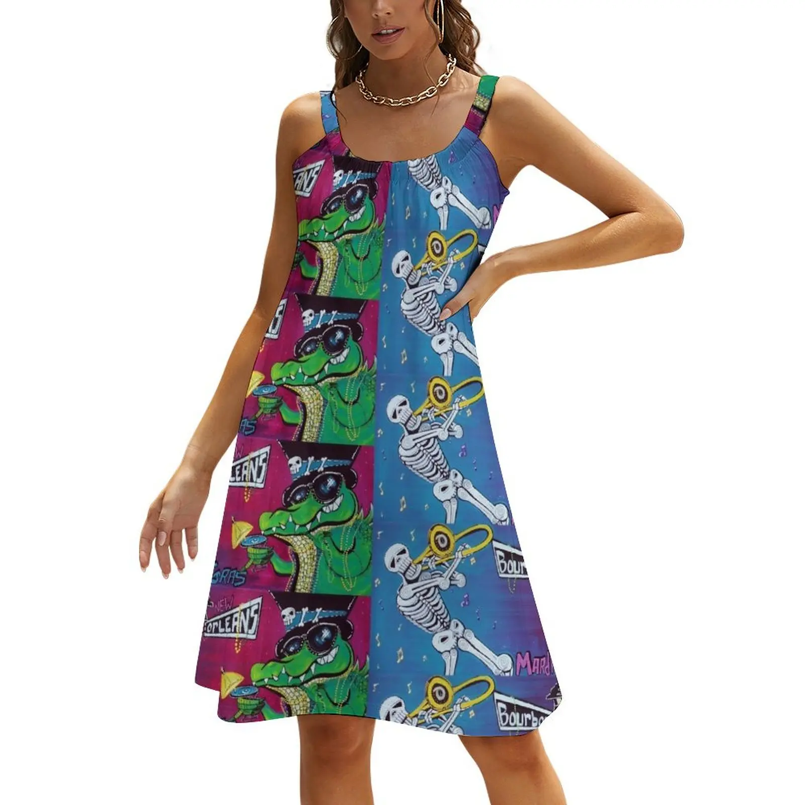 

Mardi Gras Celebration Beach Sling Skirt women evening dress dress women summer summer dresses ladies 2024 dresses for prom