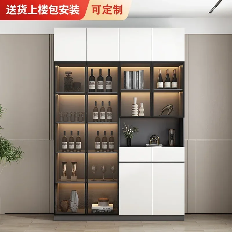 Modern Closet Sideboard Kitchen Cabinets Glass Large Display Filing Storage et Cabinet Shelf Wine Cabinet Bedroom Furniture