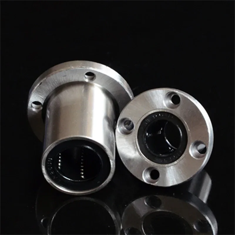 LMF12UU LMF12 12mm round flange linear ball bearing bushing for 12mm linear shaft guide rail rod round shaft cnc parts