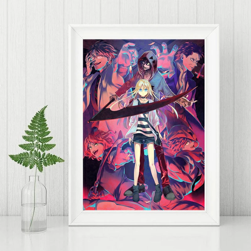 Japan Anime Game Angels of Death Cartoon Painting Art Decor Posters Home  Decoration Canvas For Living Room Wall Decor Picture - AliExpress