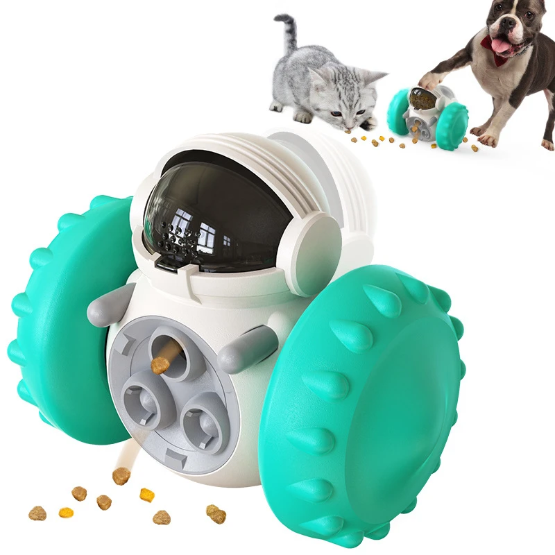 dog food toys pet puzzle interactive tumbler balance car funny toy food slow dispenser for pet.jpg
