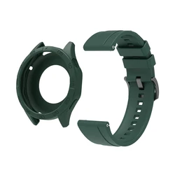 Custodia protettiva in silicone con cinturino per smartwatch da 46 mm