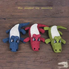 

Pet plush linen toy corn kernel sounding crocodile bite-resistant molar teeth cleaning pet toy