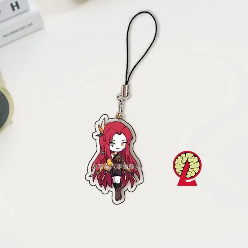 Lobotomy corporation 휴대폰 스트랩, Ruina 랜야드 애니메이션 도서관, 아이폰 패션 휴대폰 스트랩, 걸이식 로프 선물