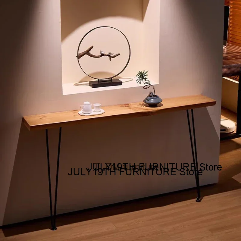 Narrow Modern Console Tables Hallway Porch Living Room Nordic Entrance Hall Tavolino Soggiorno Decor console table