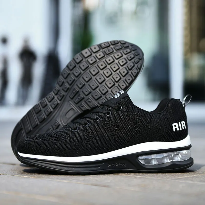 Running Shoes Women Running Shoes Fashion Casual Sneakers Mesh Lace Up Thickening High Shoes